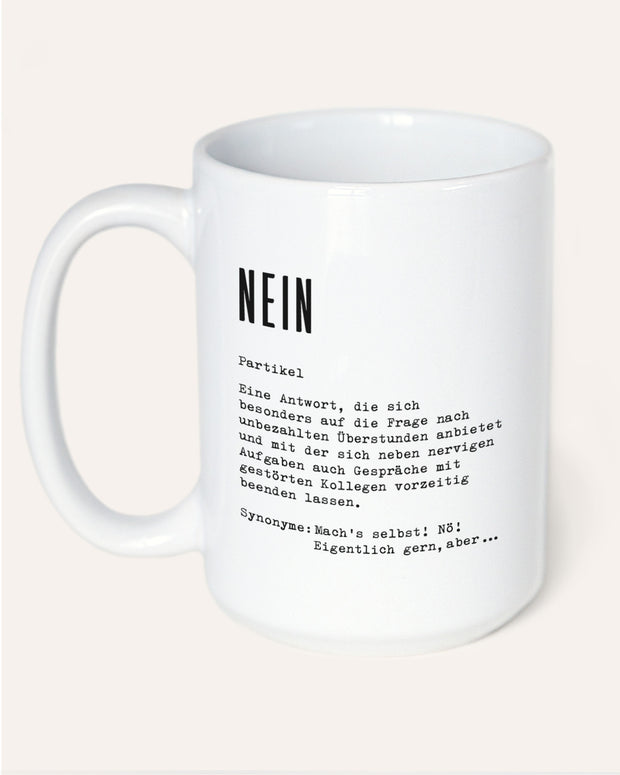Definition Nein - Tasse