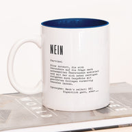 Definition Nein - Tasse