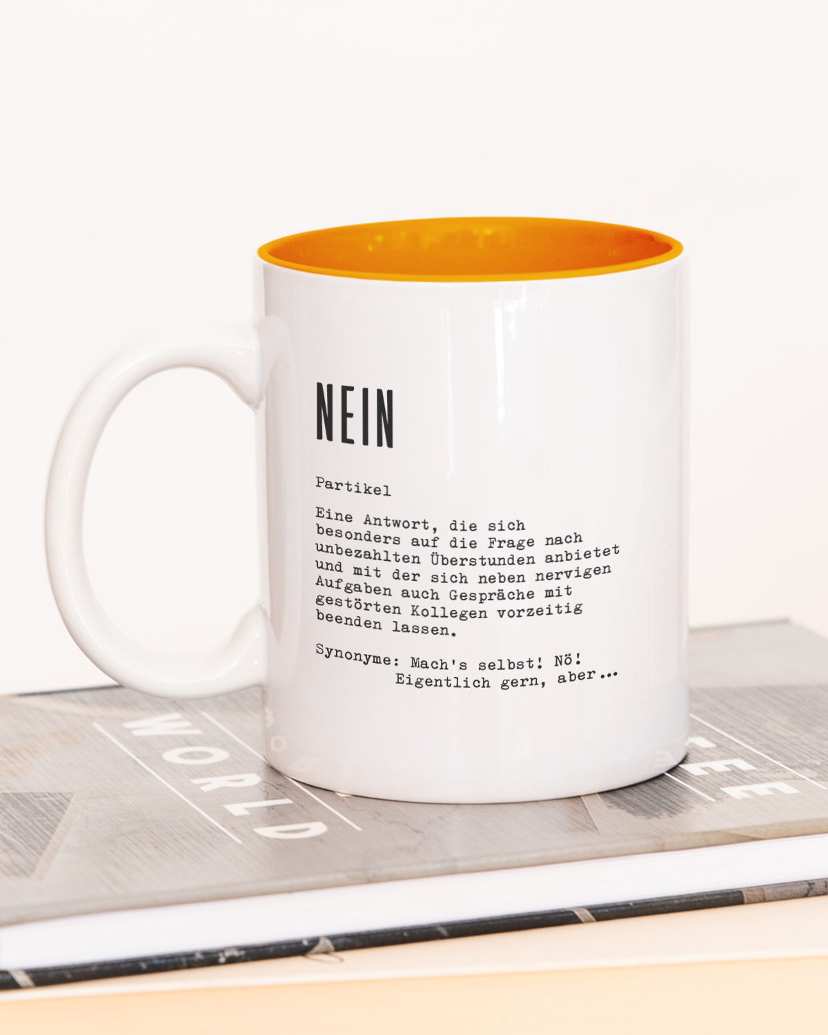Definition Nein - Tasse Orange Tasse Lieblingskollegen®