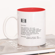 Definition Nein - Tasse