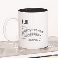 Definition Nein - Tasse