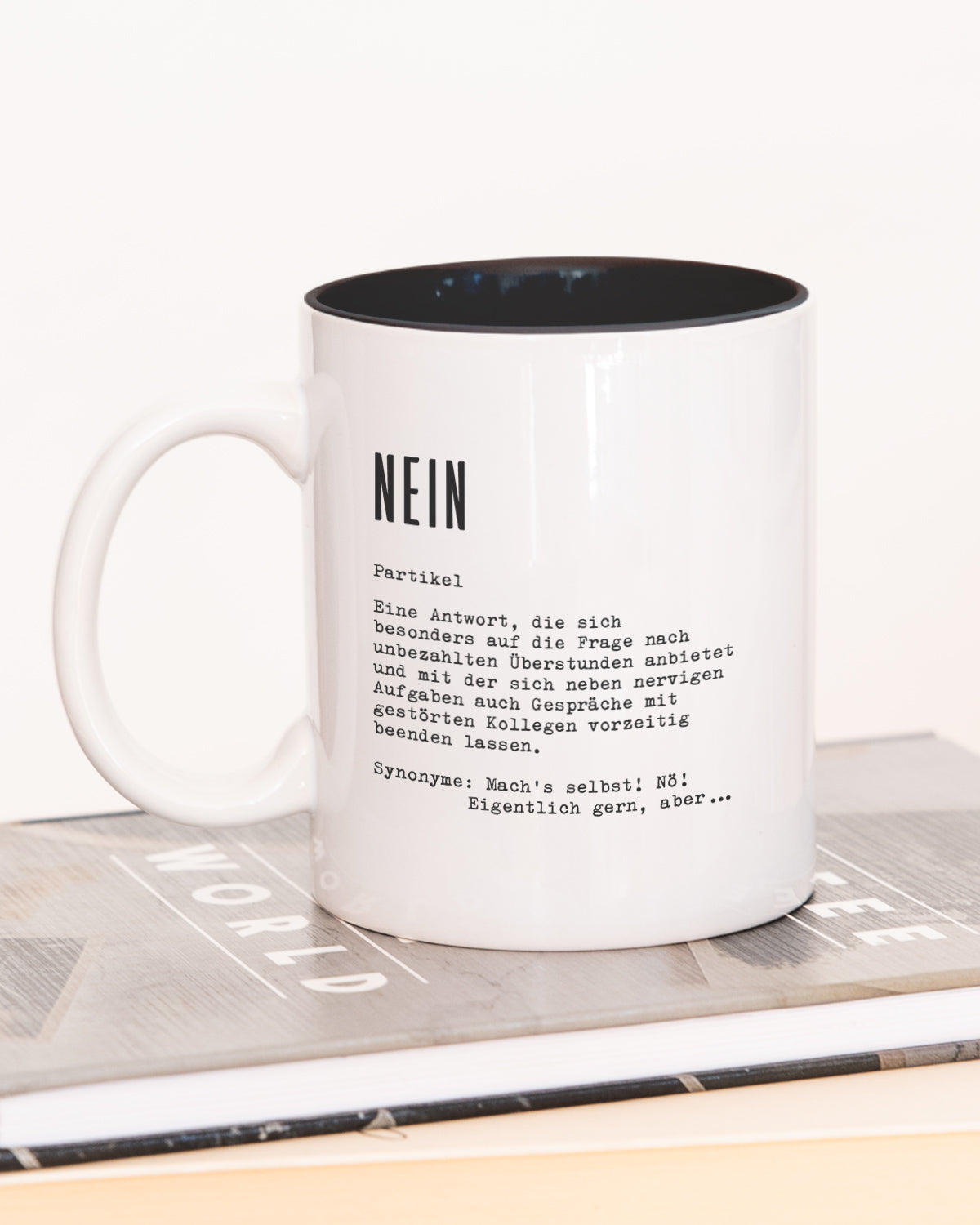 Definition Nein - Tasse Schwarz Tasse Lieblingskollegen®
