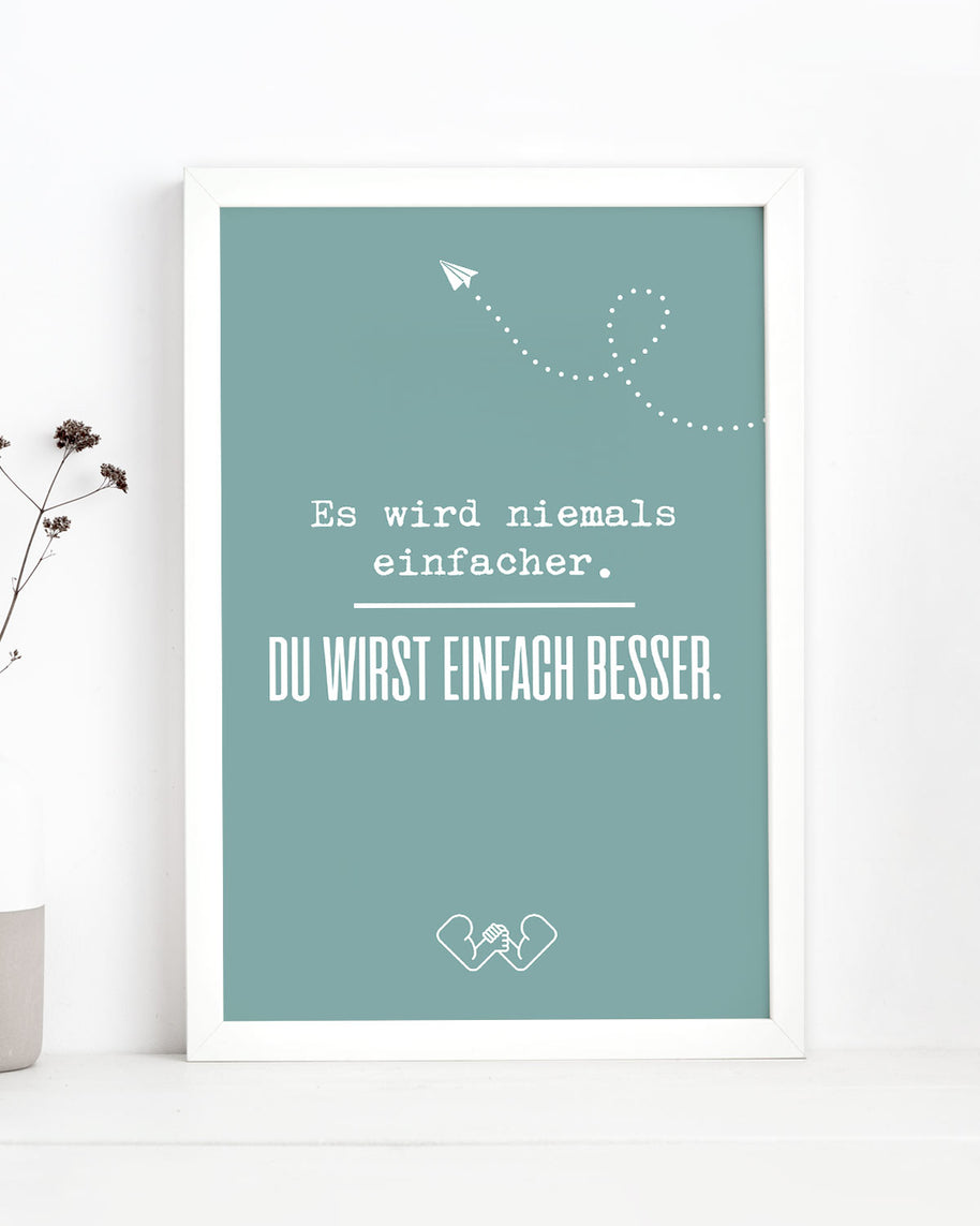 Es wird niemals einfacher - Poster