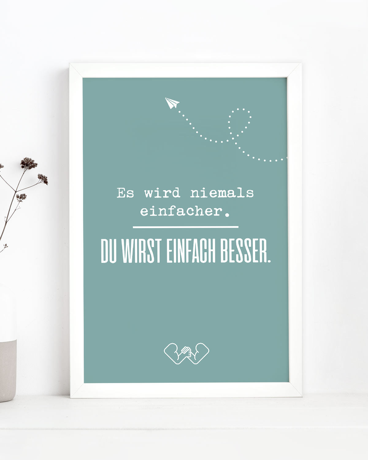 Es wird niemals einfacher - Poster Poster Lieblingskollegen®