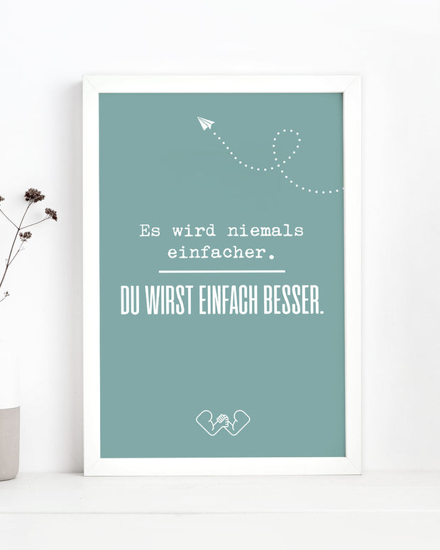 Es wird niemals einfacher - Poster