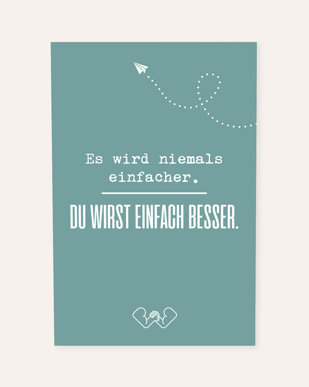 Es wird niemals einfacher - Poster
