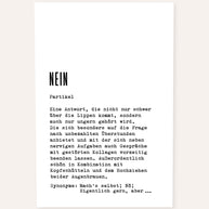 Definition Nein - Poster