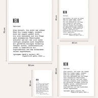 Definition Nein - Poster