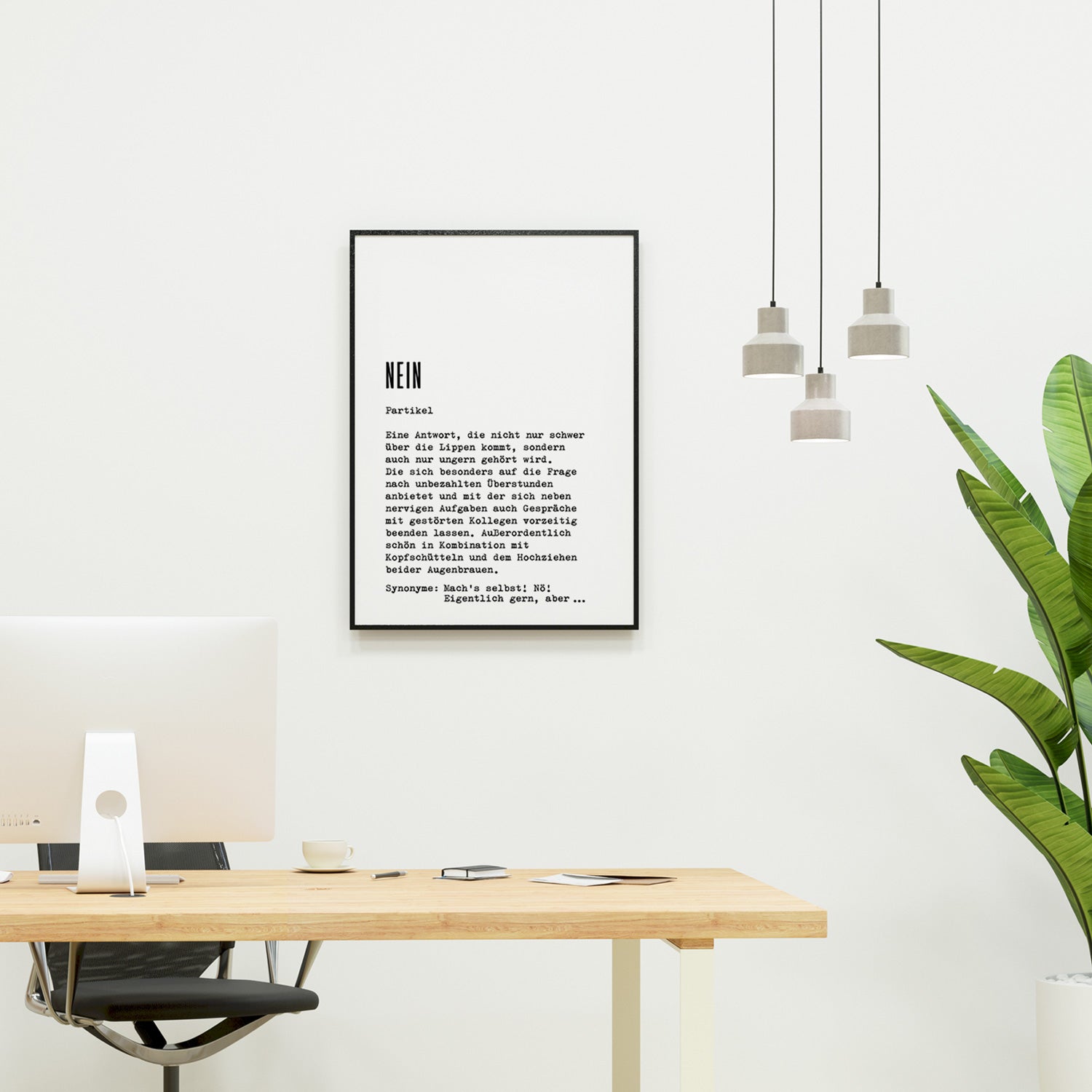 Definition Nein - Poster Poster Lieblingskollegen®