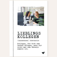 Definition Lieblingskollegen - Foto-Poster
