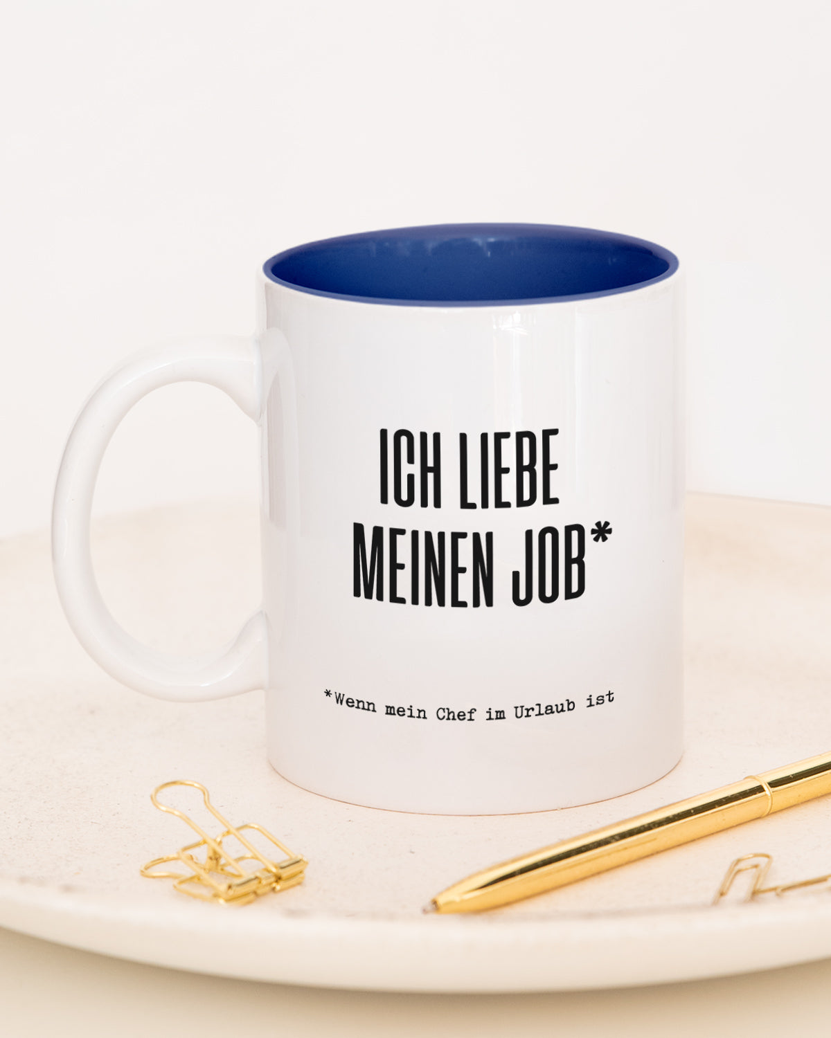 Ich liebe meinen Job - Tasse Dunkelblau Tasse Lieblingskollegen®