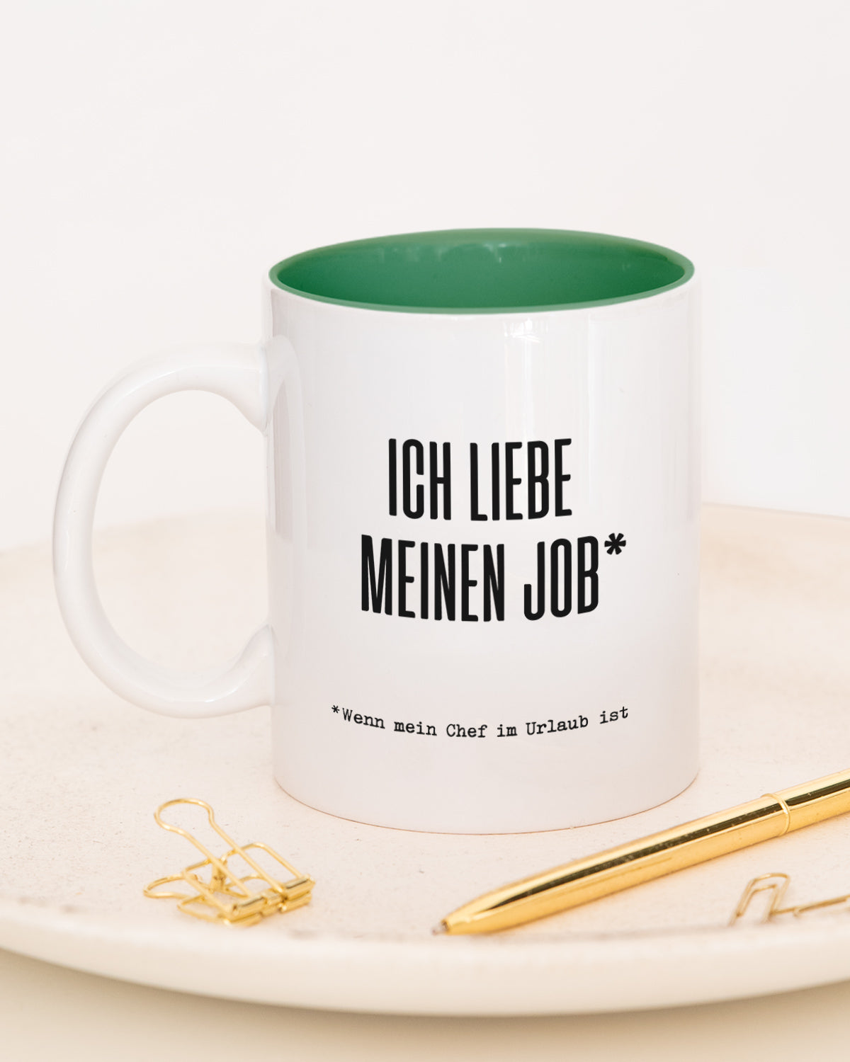 Ich liebe meinen Job - Tasse Dunkelgrün Tasse Lieblingskollegen®