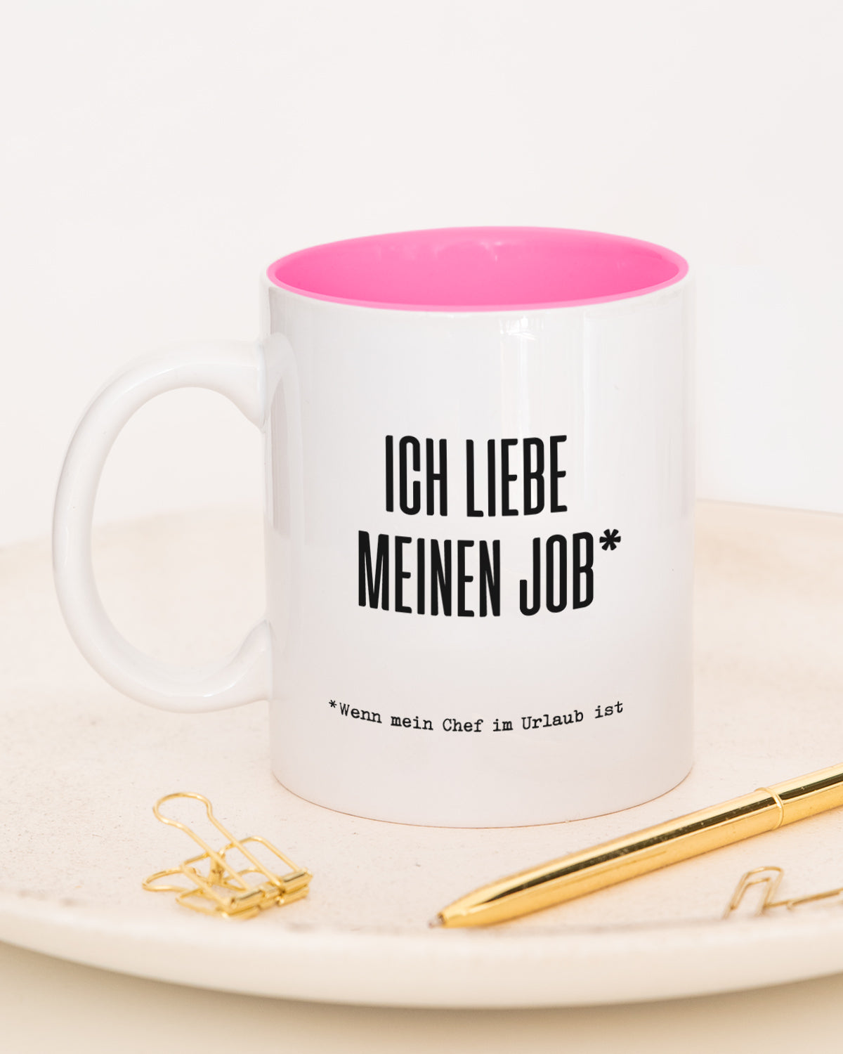 Ich liebe meinen Job - Tasse Pink Tasse Lieblingskollegen®