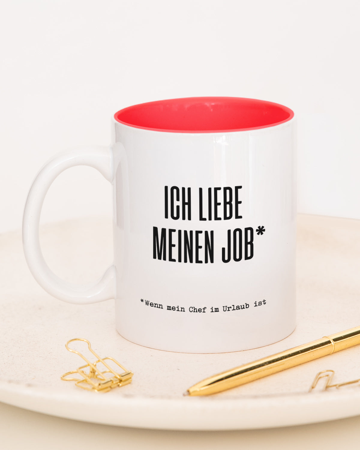 Ich liebe meinen Job - Tasse Rot Tasse Lieblingskollegen®