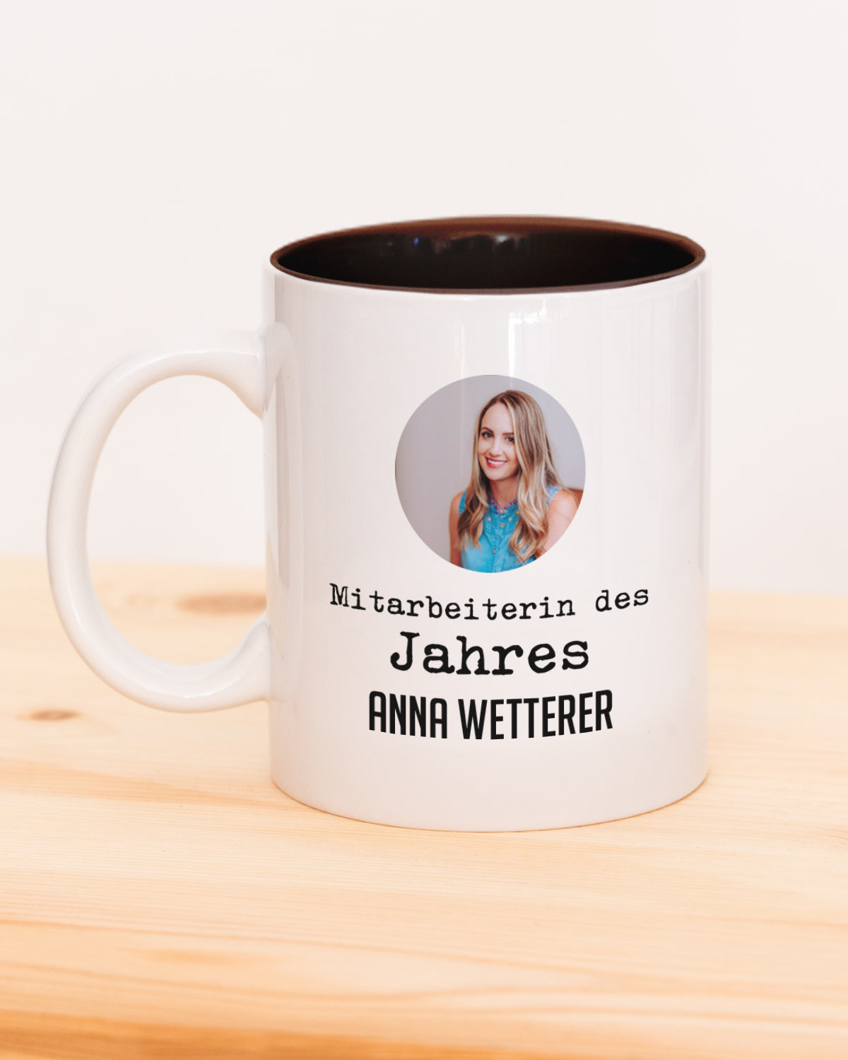 Mitarbeiterin des - Tasse Schwarz Tasse Lieblingskollegen®
