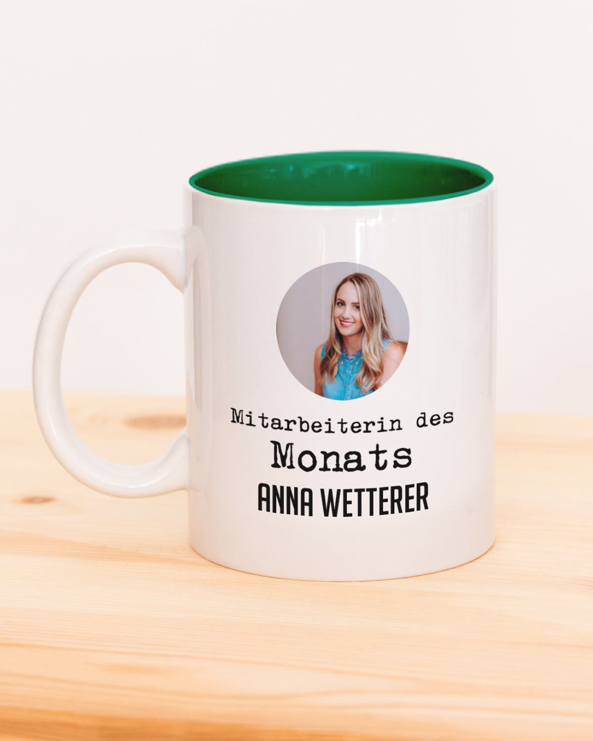 Mitarbeiterin des - Tasse Dunkelgrün Tasse Lieblingskollegen®