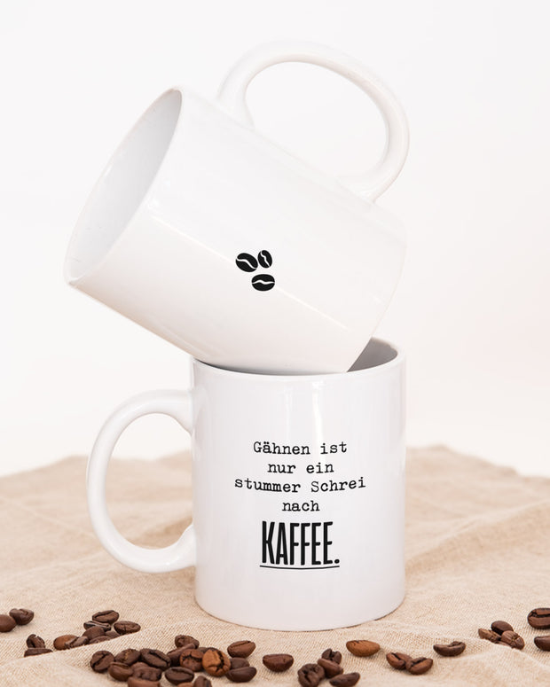Schrei nach Kaffee - Tasse