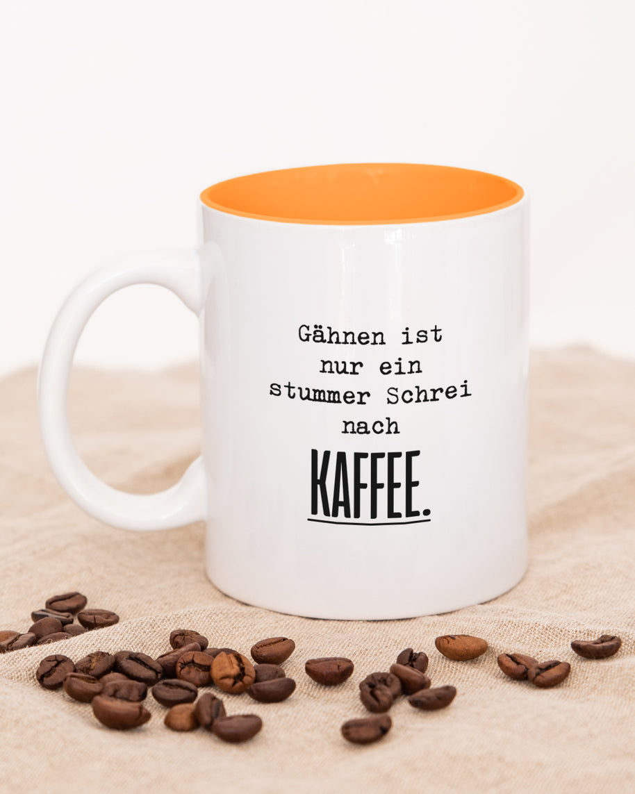 Schrei nach Kaffee - Tasse