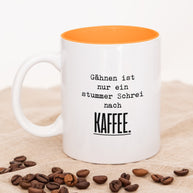 Schrei nach Kaffee - Tasse