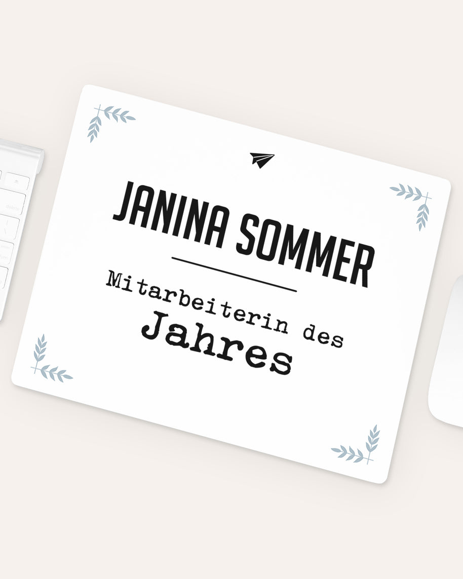 Mitarbeiterin des - Mousepad