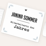 Mitarbeiterin des - Mousepad
