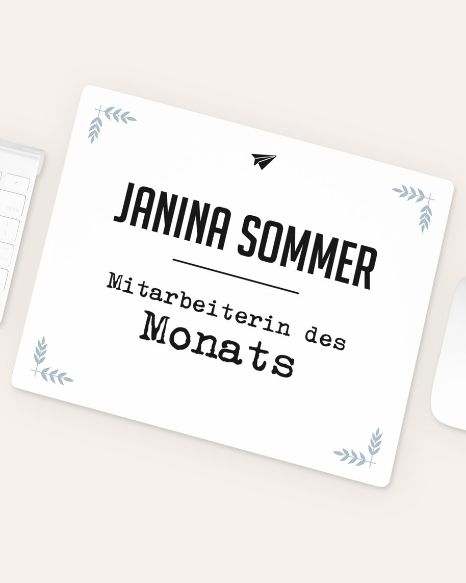 Mitarbeiterin des - Mousepad