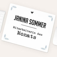 Mitarbeiterin des - Mousepad