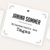 Mitarbeiterin des - Mousepad