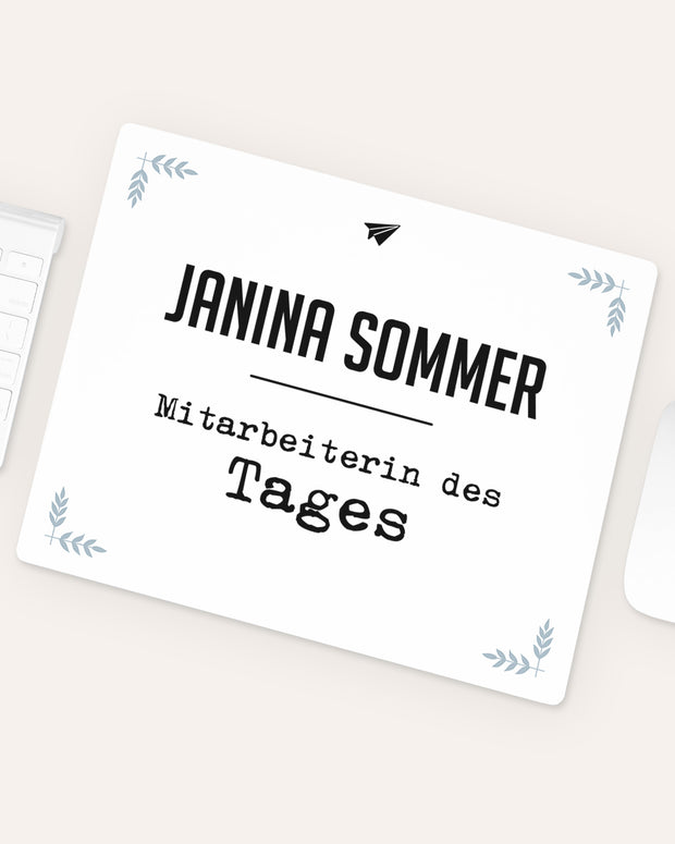 Mitarbeiterin des - Mousepad