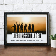 Danke, das Beste an meinem Job - Foto-Poster