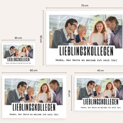 Danke, das Beste an meinem Job - Foto-Poster