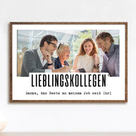 Danke, das Beste an meinem Job - Foto-Poster