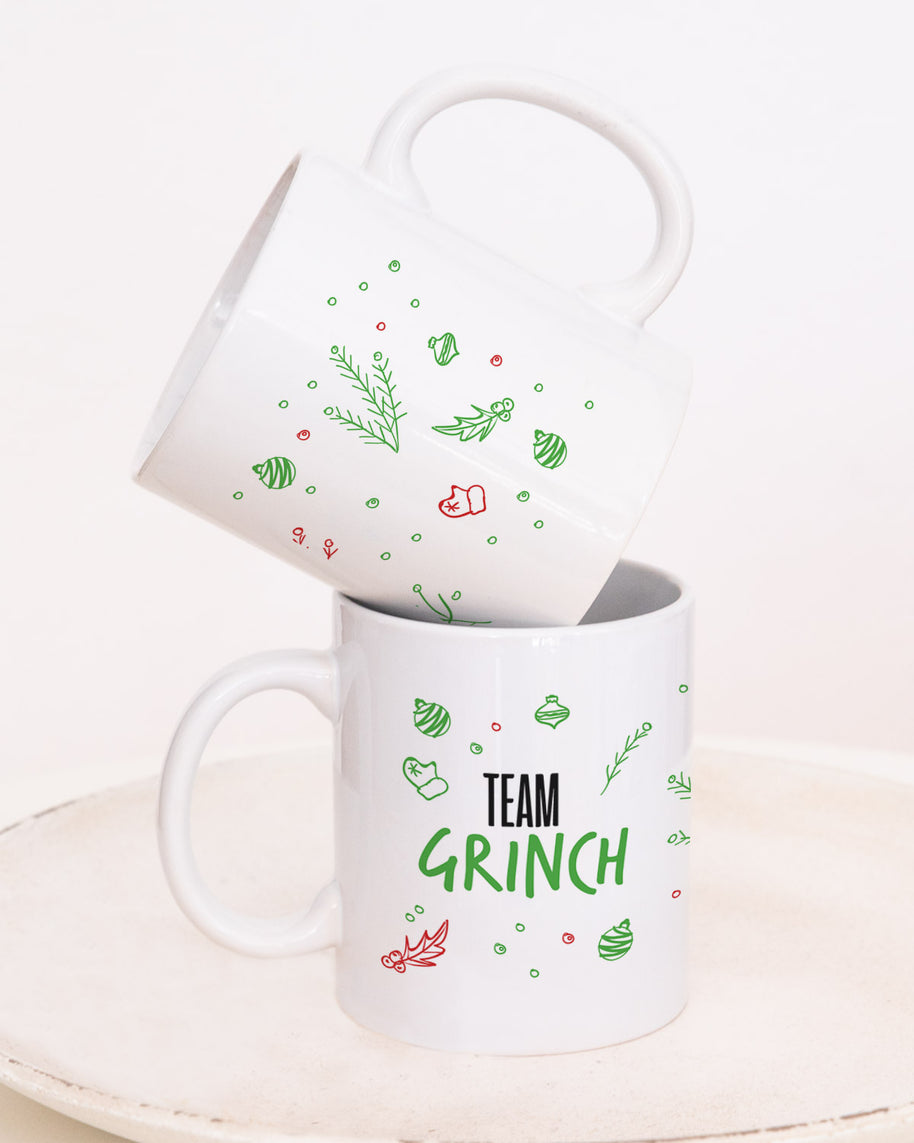 Team Grinch Tasse Weiß Weihnachten 
