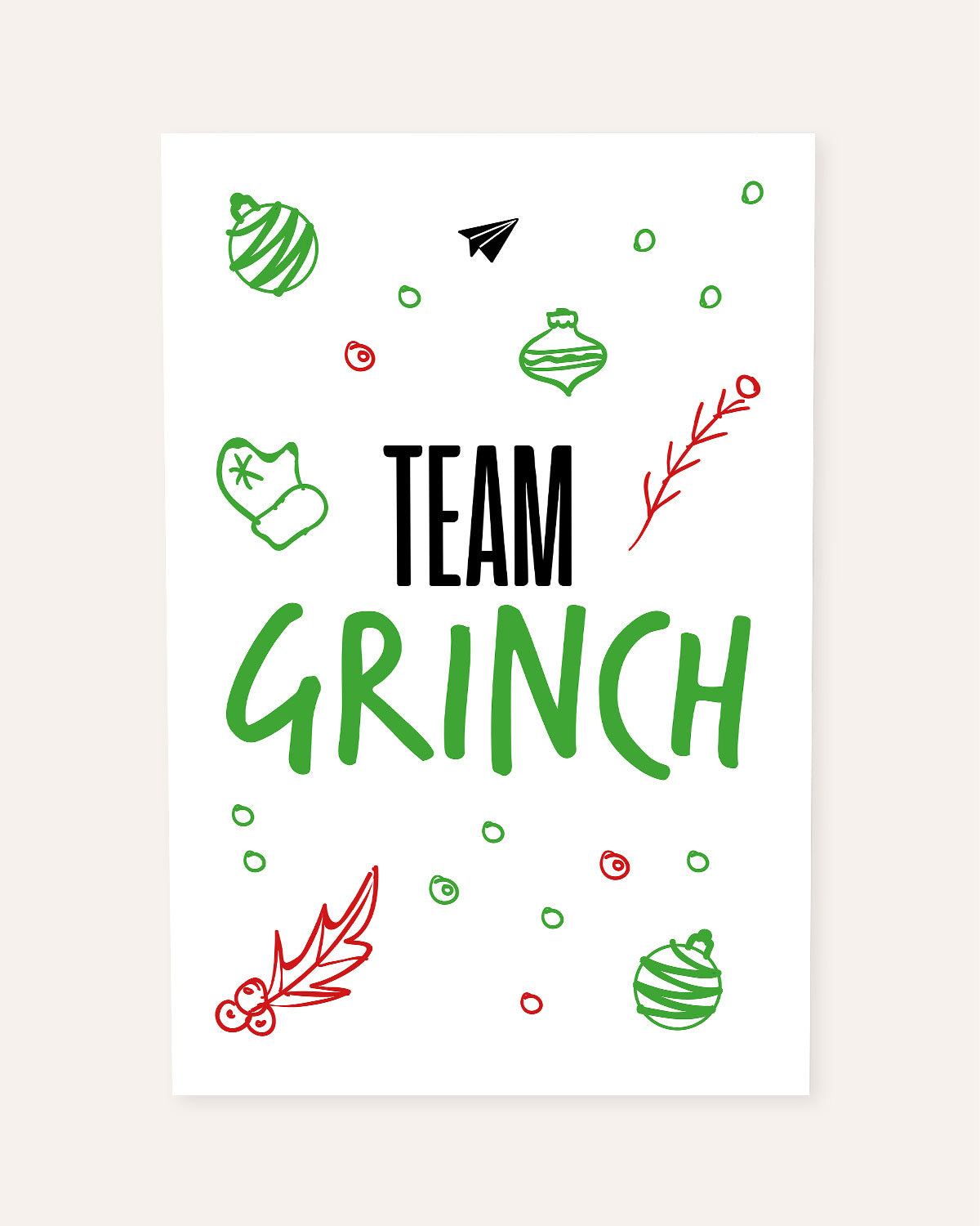 Team Grinch - Poster Poster Lieblingskollegen®
