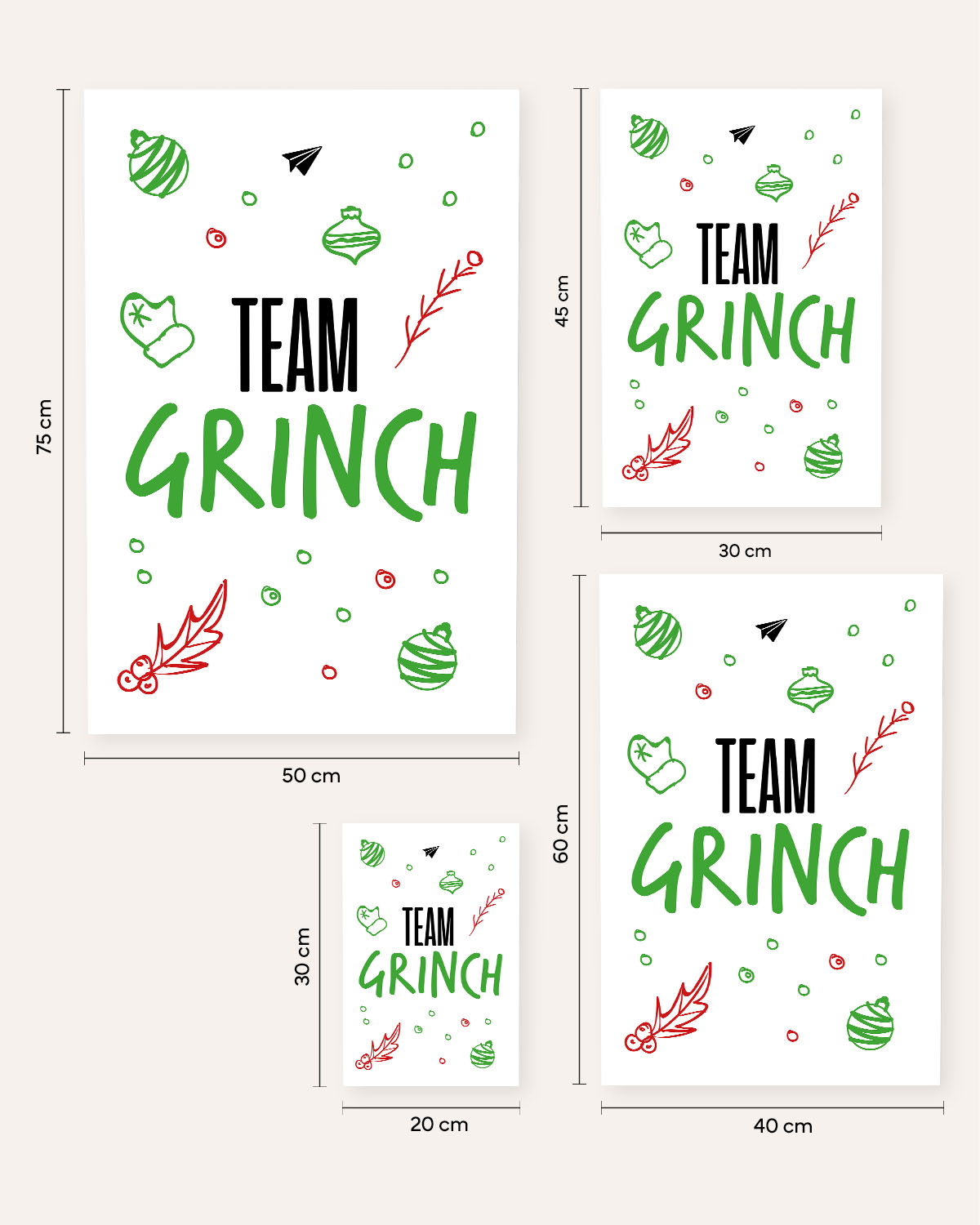 Team Grinch - Poster Poster Lieblingskollegen®