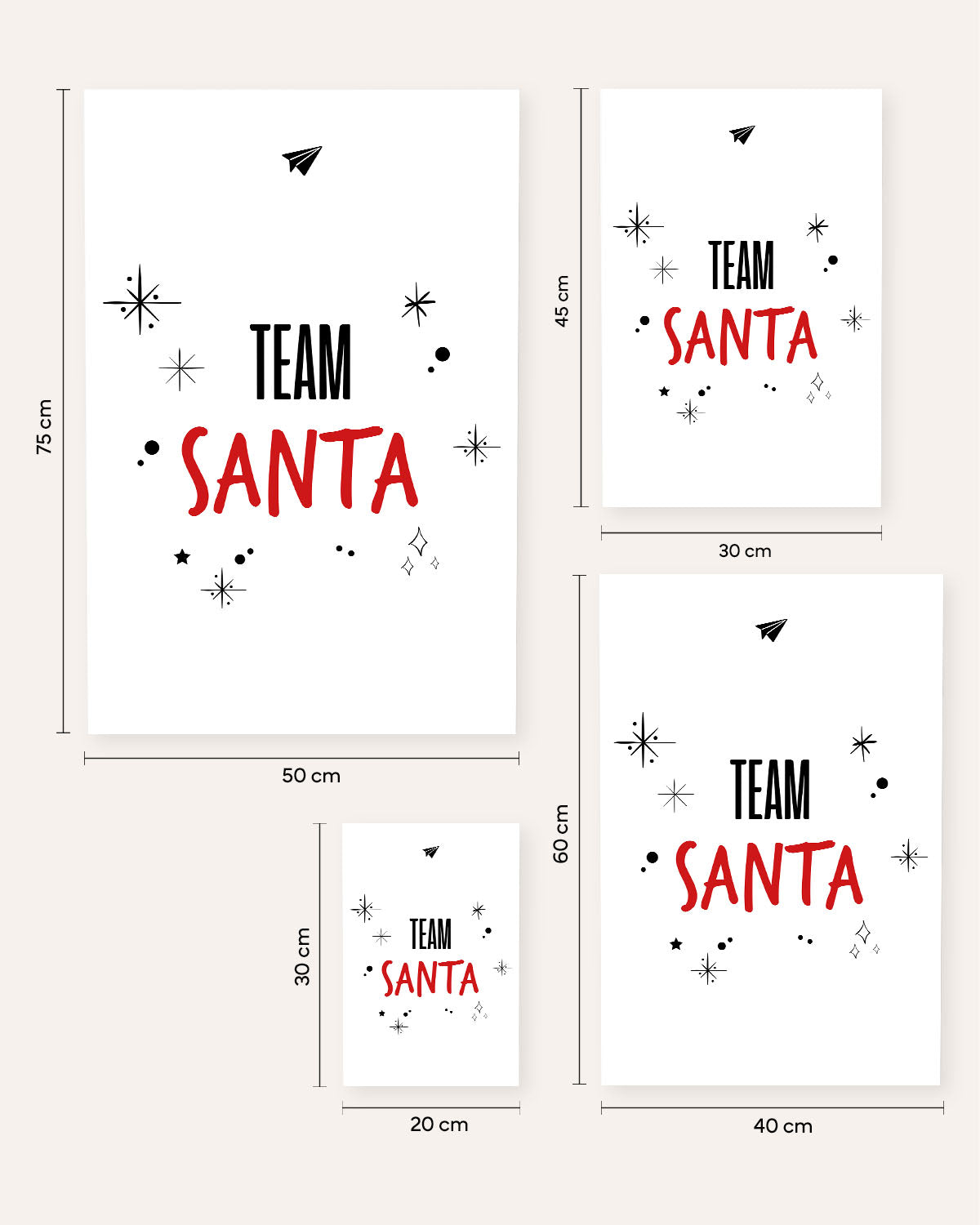 Team Santa - Poster Poster Lieblingskollegen®