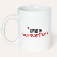 I survived the Weihnachtsfeier - Tasse