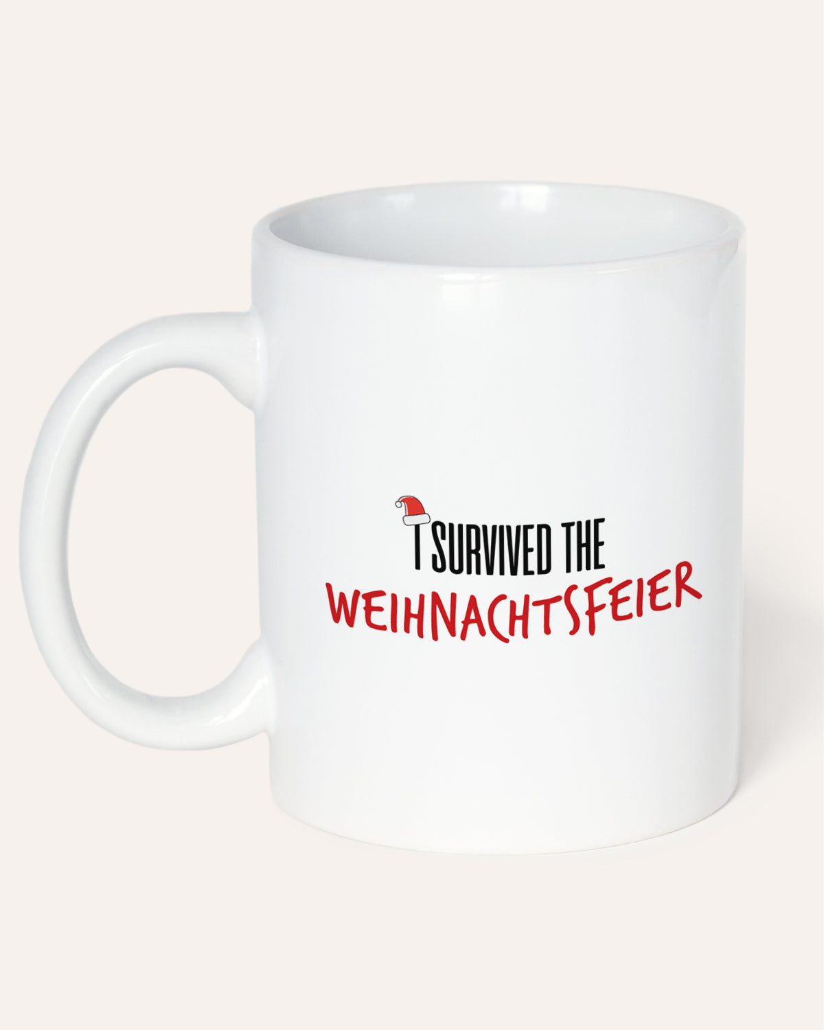 I survived the Weihnachtsfeier - Tasse Weiß Tasse Lieblingskollegen®