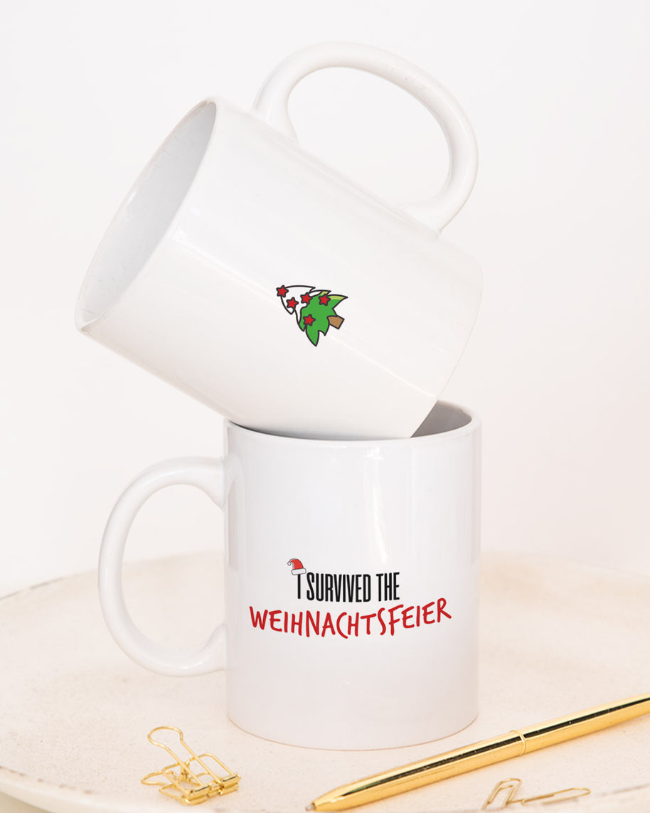 I survived the Weihnachtsfeier - Tasse Tasse Lieblingskollegen®
