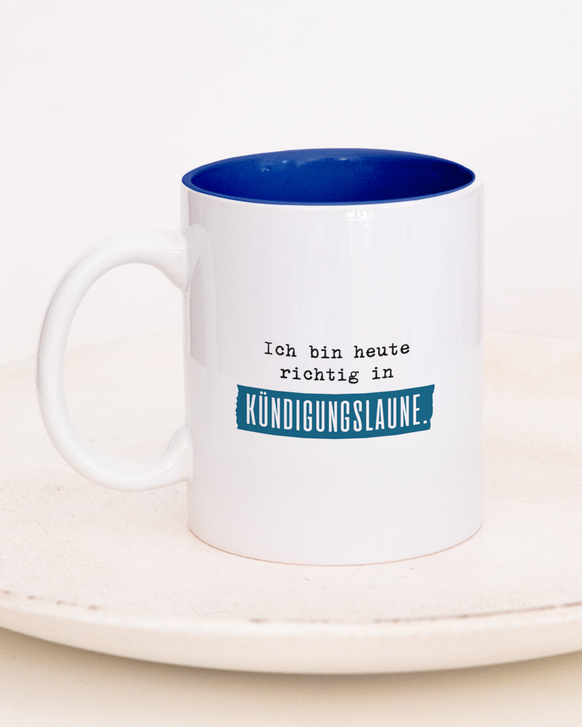 Kündigungslaune - Tasse Dunkelblau Tasse Lieblingskollegen®