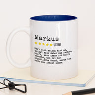 Bewertung Mitarbeiter - Tasse