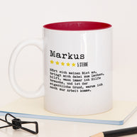 Bewertung Mitarbeiter - Tasse