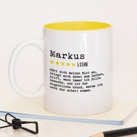 Bewertung Mitarbeiter - Tasse