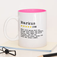 Bewertung Mitarbeiter - Tasse