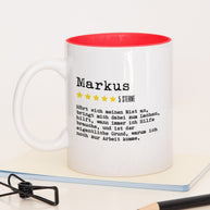 Bewertung Mitarbeiter - Tasse