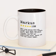 Bewertung Mitarbeiter - Tasse