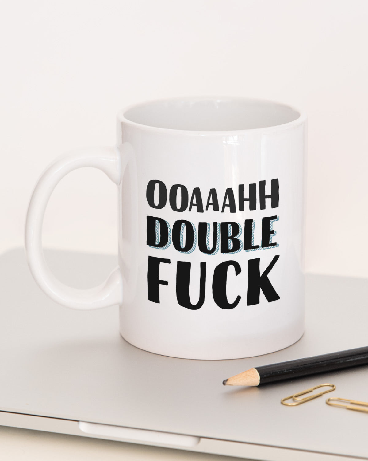 Double Fuck - Tasse Weiß Tasse Lieblingskollegen®