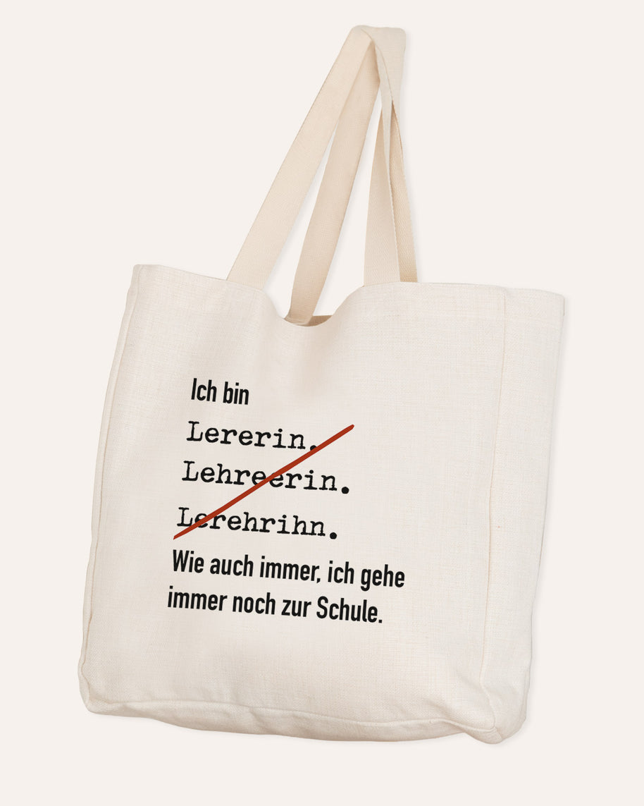 Ich bin Lehrerin - Stofftasche