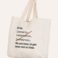 Ich bin Lehrerin - Stofftasche