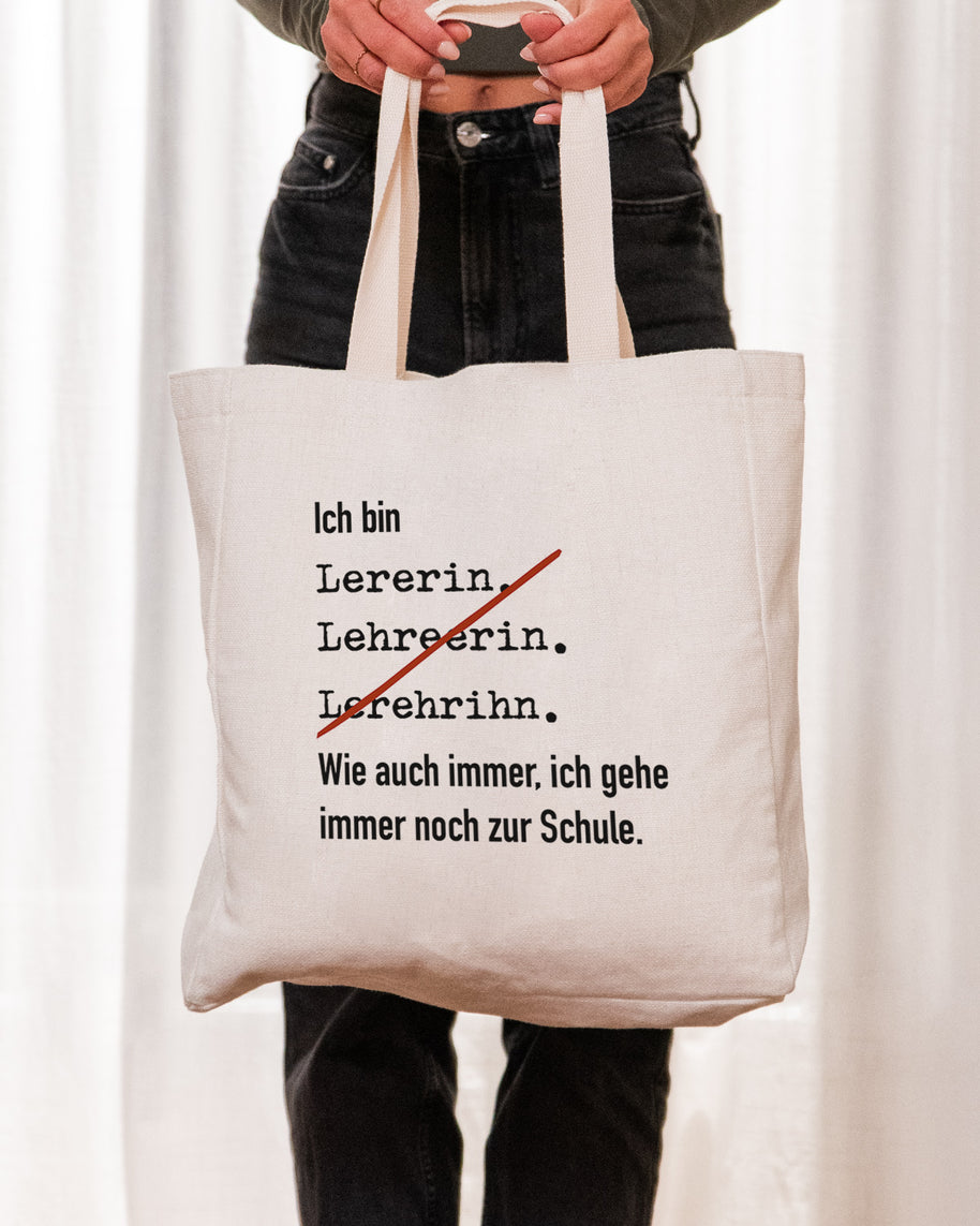 Ich bin Lehrerin - Stofftasche